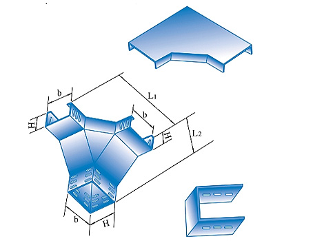 upward corner vertical equal sectional tee